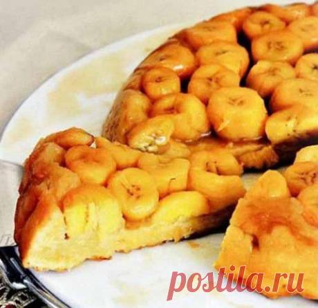 Банановый пирог-перевертыш | Домашняя кулинария