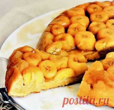 Банановый пирог-перевертыш | Домашняя кулинария