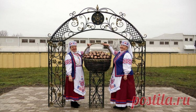 Памятник картошке открыли в Беларуси - ФОКУС ВНИМАНИЯ