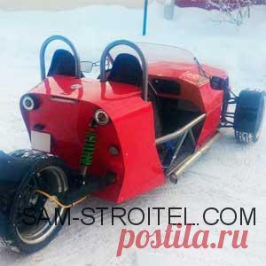 Самодельный трицикл TMN First (47 фото изготовления самоделки) Подробный фото отчёт по изготовлению трицикла TMN First с постановкой на учёт. Читать далее...