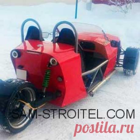 Самодельный трицикл TMN First (47 фото изготовления самоделки) Подробный фото отчёт по изготовлению трицикла TMN First с постановкой на учёт. Читать далее...
