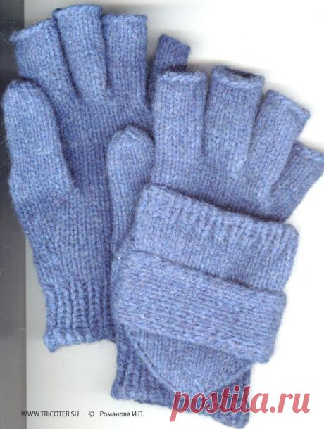 tricoter.su - Спицы - Перчатки. Размер 7,5. Модель 9