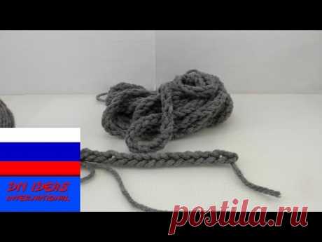 Сами делаем толстую пряжу для вязания на руках без спиц