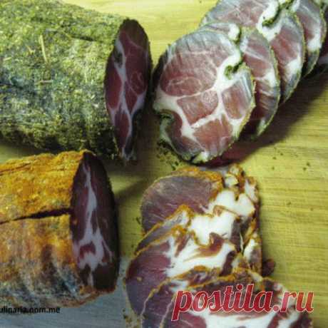Вяленая свиная шея - Это долго, но это вкусно. И надо сказать – оно того стоит!