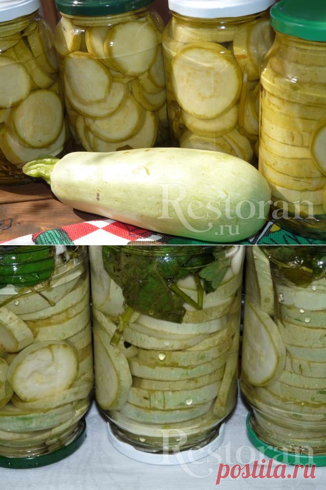 Кабачки, маринованные по-болгарски -  хрустящиe, пряныe и очень вкусныe.