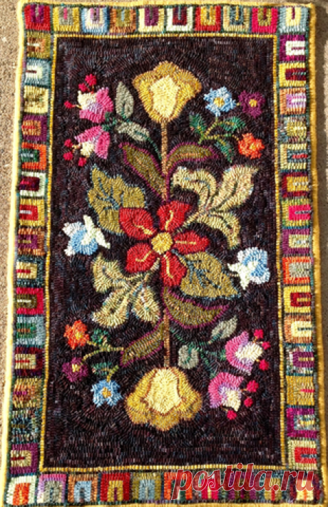 1254: Nice and Easy | Rug Hooking Pattern | Honey Bee Hive | rughook.com