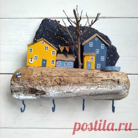 🌊 ДРИФТВУД DRIFTWOOD🌊 on Instagram: “Добрый день, друзья!Посмотрите,какая милота у нас получилась😻Ключница сделана на заказ ❤️ #дрифтвуд #дрифтвударт #морюшко_море…”