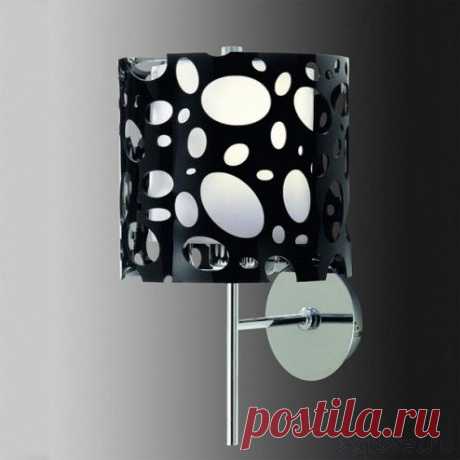 Бра Mantra Moon черного цвета с абажуром