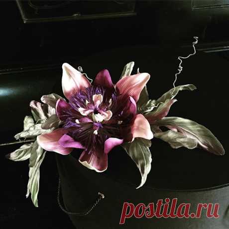 #passionflower #silkflower #puresilk #handmade #new #floweratelier #pasiflora #zidaziedi #rokudarbs #цветыизшелка #цветыизткани #ручнаяработа #цветокстрасти #пассифлора