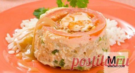 Рыбный пудинг с креветками - кулинарный рецепт. Миллион Меню