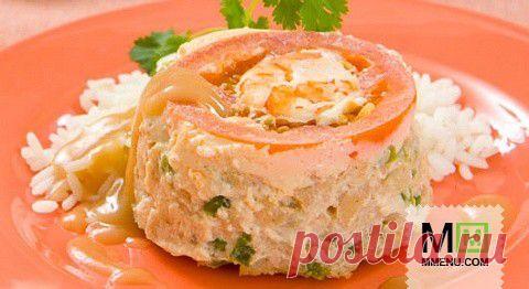 Рыбный пудинг с креветками - кулинарный рецепт. Миллион Меню