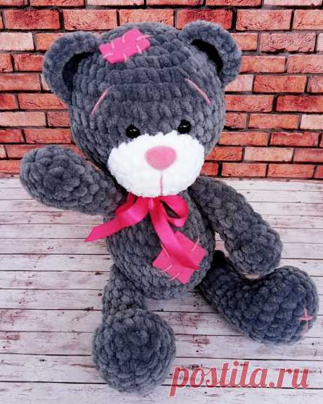 PDF Серый мишка. FREE amigurumi crochet pattern. Бесплатный мастер-класс, схема и описание для вязания игрушки амигуруми крючком. Вяжем игрушки своими руками! Медведь, мишка, медведица, медвежонок, teddy bear, suportar, bär, ours, medvěd. #амигуруми #amigurumi #amigurumidoll #amigurumipattern #freepattern #freecrochetpatterns #crochetpattern #crochetdoll #crochettutorial #patternsforcrochet #вязание #вязаниекрючком #handmadedoll #рукоделие #ручнаяработа #pattern #tutorial #häkeln