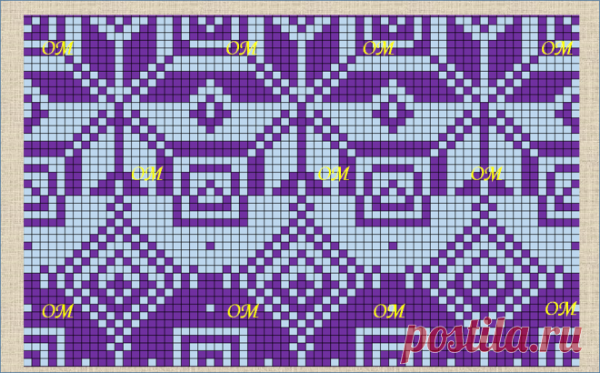 21 жаккардовая схема в стиле норвежских узоров | ЖАККАРДос | Яндекс Дзен