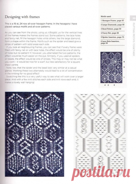 Альбом«The Magic of Shetland Lace Knitting»/платки,шали,узоры/