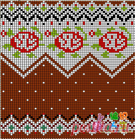 туника жаккардовым узором