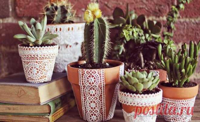 Весенний DIY: 28 идей как украсить глиняное кашпо Ура, весна! Комнатным растениям наконец-то будет хватать солнышка, чтобы идти в рост, зеленеть и радовать вас. Но у красивых цветов и горшок должен быть под стать. Мы советуем вам не тратиться на поку...