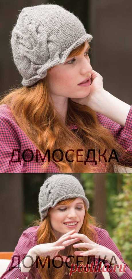 Вязаная спицами шляпка | ДОМОСЕДКА