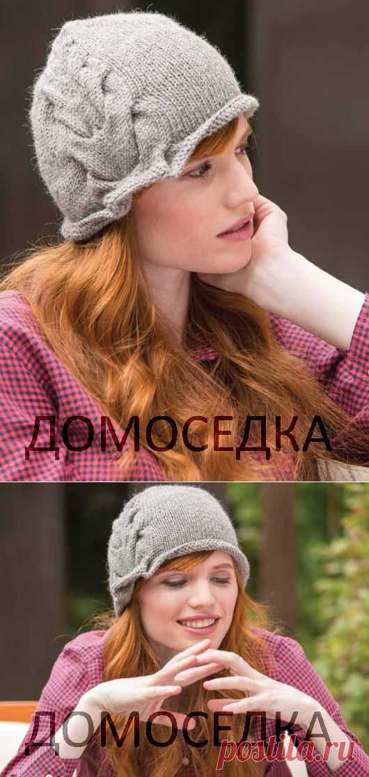 Вязаная спицами шляпка | ДОМОСЕДКА