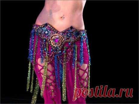 Belly Dance How to: 1-Hip Circle Move - Belly Dancing - with Neon