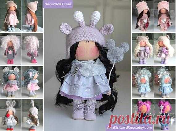 Nursery Design Doll Custom Made Doll Tilda Christmas Gift | Etsy Hello, dear visitors!  This is handmade soft doll created by Master Lyuba (Tula, Russia). Doll is READY to ship. Order processing time is 1-2 days. All dolls on the photo are made by master Lyuba. You can find them in our shop using masters name: