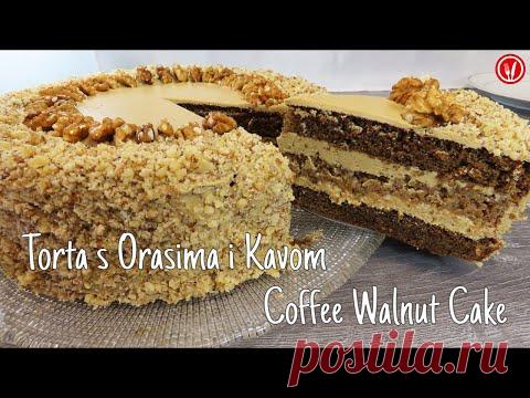 Кофейный ореховый торт