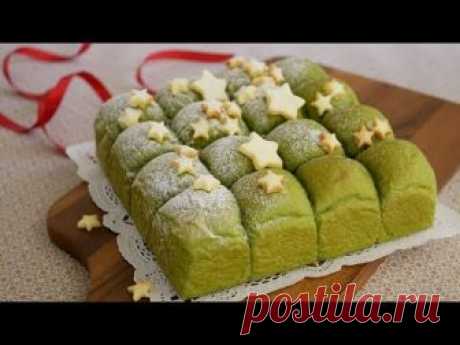 ふわふわ～柔らかい抹茶ちぎりパン♪Soft and Fluffy  Matcha Bread