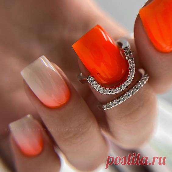 Маникюр на квадратные ногти: модный тренд 2022