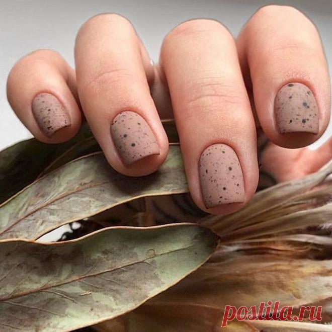 Коричневый маникюр 2019-2020 – модный дизайн коричневых ногтей, идеи коричневого маникюра