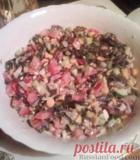 Рецепт: Салат из морской капусты на RussianFood.com