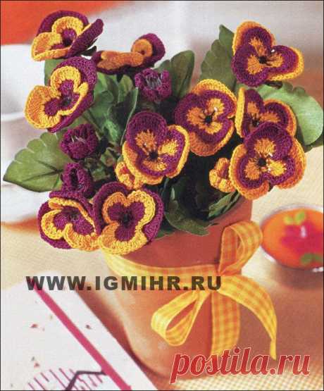 Краски лета создают уют! Вязаные цветы. Крючок