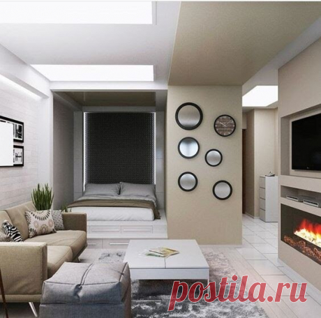 Как уместить диван и кровать в маленькой комнате | DIVAN.RU | Яндекс Дзен