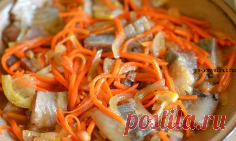 Сельдь по корейски с морковью. Селедка по-корейски маринованная