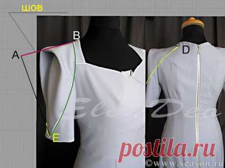Моделирование рукава Roland Mouret (Diy) / Простые выкройки /