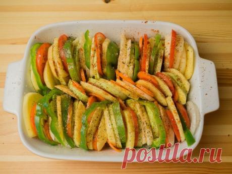 Рататуй по-домашнему - Простые рецепты Овкусе.ру