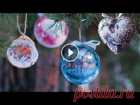 Новогодние шары своими руками. Декупаж новогодних шаров 00:00 Елочное украшение с классическим декупажем 03:06 Шар с обратным декупажем 07:04 Елочное украшение с объемным декупажем Смотрите также: Новогодни...
