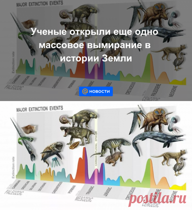 Ученые открыли еще одно массовое вымирание в истории Земли - Новости Mail.ru