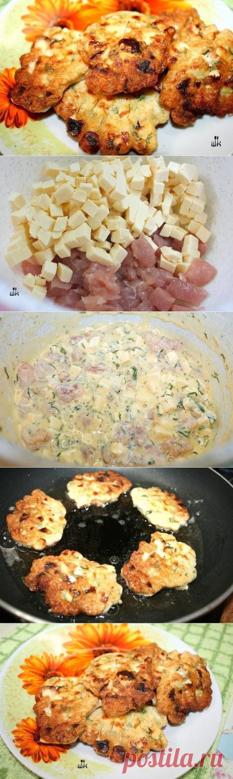 КУРИНЫЕ КОТЛЕТКИ С СЫРОМ. ОБЪЕДЕНИЕ