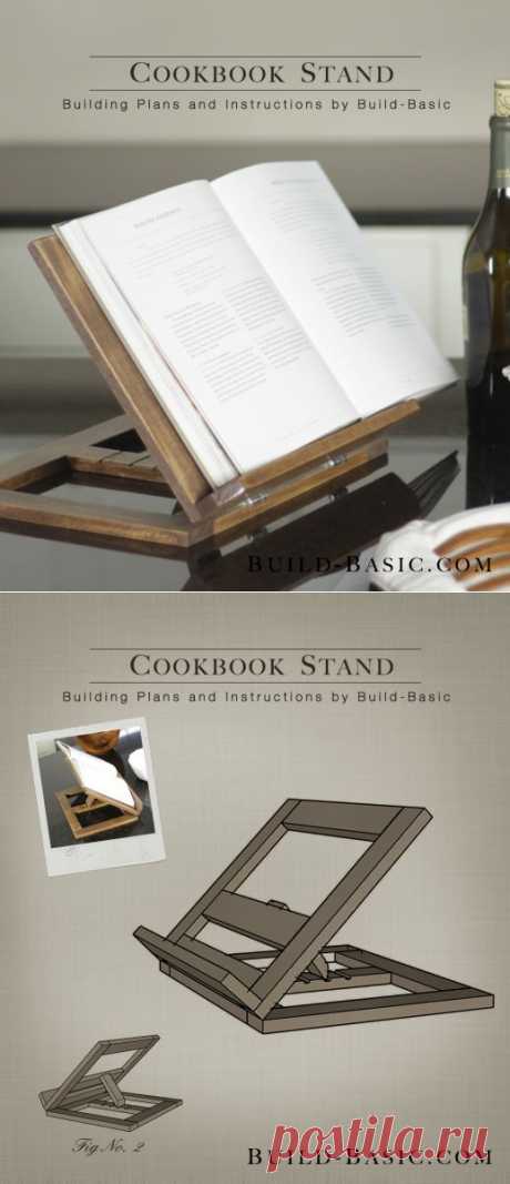 Build a Cookbook Stand ‹ подставка для книг