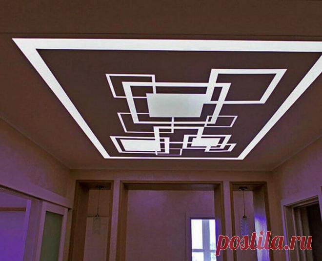 Натяжные потолки со световыми линиями | Роскошь и уют