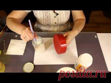 Видео мастер-класс по декупажу первой вашей шкатулки, а также о минимальном наборе материалов и инструментов для декупажа - Ярмарка Мастеров - ручная работа, handmade