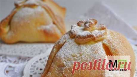 Яблоки в творожном тесте - рецепт от Елены - кулинарный рецепт. Миллион Меню