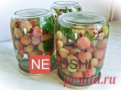 Компот из крыжовника с мятой &quot;Мохито&quot; на зиму - nesushi.net