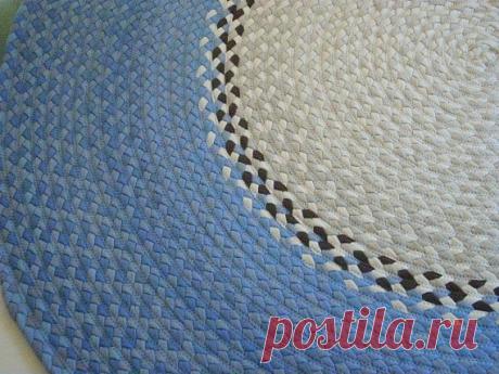 Коврики из футболок своими руками.