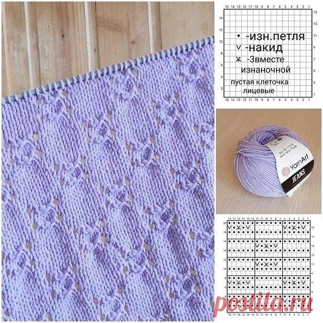 ​Интересные узоры для спиц