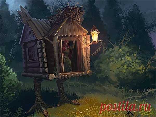Как сделать домик бабы яги своими руками для дачи