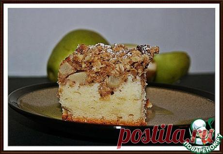 Пирог с грушами ( Pear Coffee Cake) - кулинарный рецепт