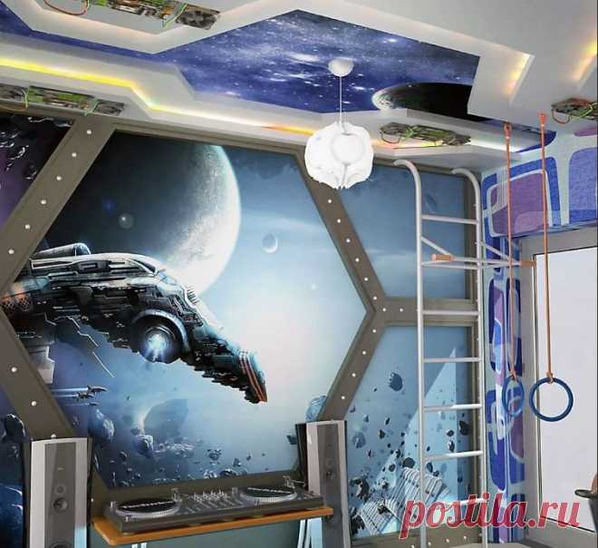 ТОП-5 необычных сюжетов оформления детской комнаты для мальчика - Дизайн квартир с фото Vdizayne.ru