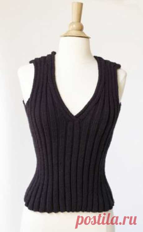 Laura's Loop: Tulip Tank Top - The Purl Bee - Knitting Crochet Sewing Embroidery Crafts Patterns and Ideas! | Knitting