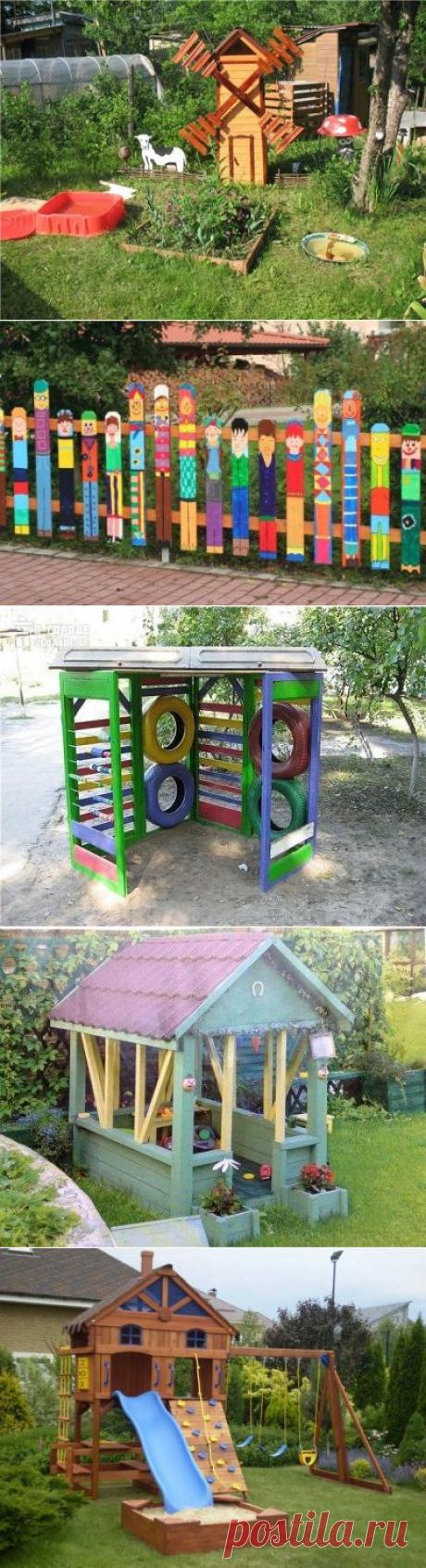Идеи оформления детского уголка на даче. - Украшаем дачный участок