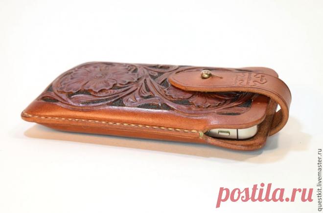 Чехол "Процветание" из кожи для iPhone 4/5 - цветочный,чехол для iphone
Надежная и защита вашего телефона с оригинальным внешним видом. Ремешок вытаскивает телефон и может одновременно быть надежной клипсой на ремень. Толстая кожа 3мм, ручной шов, ручное тиснение.
#‎мкмосква‬ 
‪#‎изделияизкожи
#‎авторскиесумки‬
#‎аксессуарыизкожи‬ ‪
‪#‎кошелекручнойработы‬ 
#‎назаказ
#‎кожевеннаястудиямосква‬
#‎мастерклассодинцово
#Шеридан
#процветание
#ковбойскийстиль